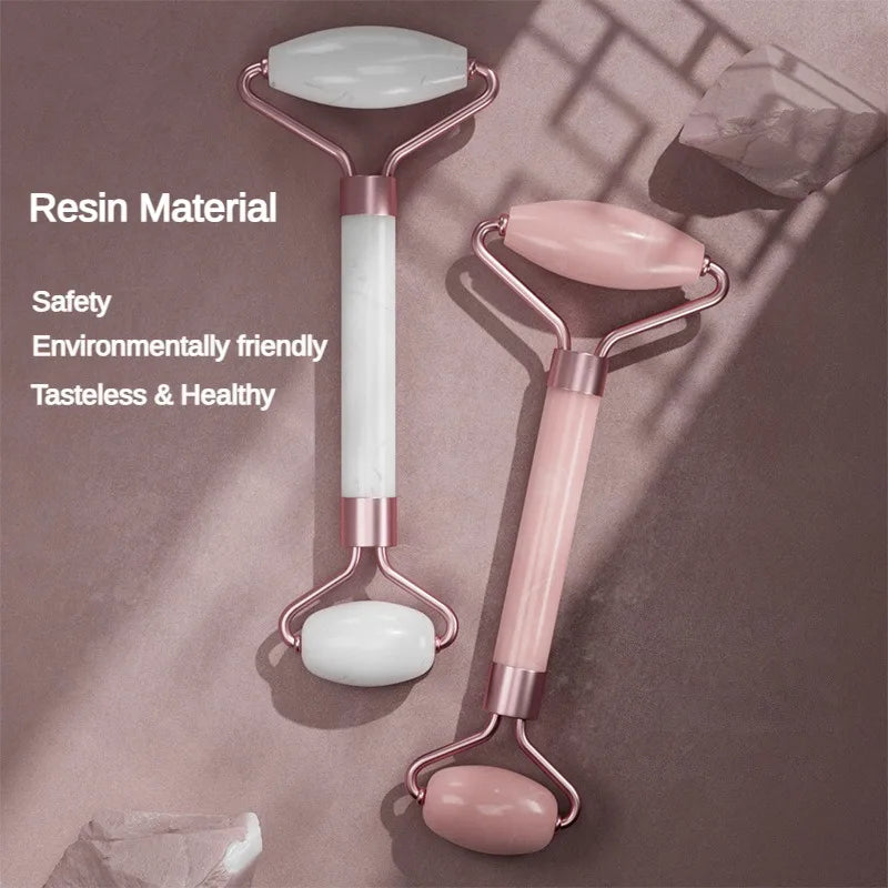 2‑in‑1 Facial Massage Roller & Gua Sha Set – Skin Firming & Lifting Tool