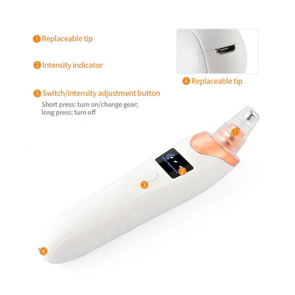 Vacuum Blackhead Remover Facial Suction Cleaner