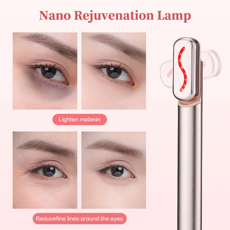 EMS Microcurrent Face Lifting Device with Red Light Therapy