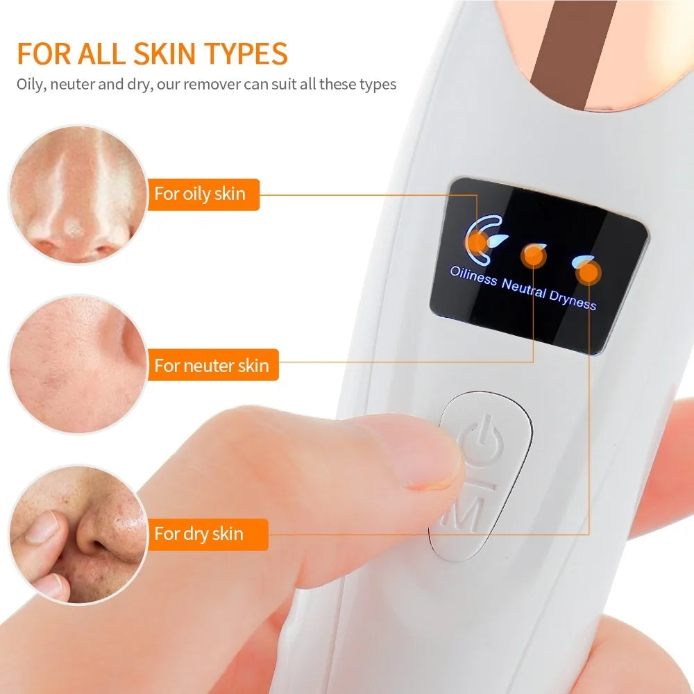 Vacuum Blackhead Remover Facial Suction Cleaner