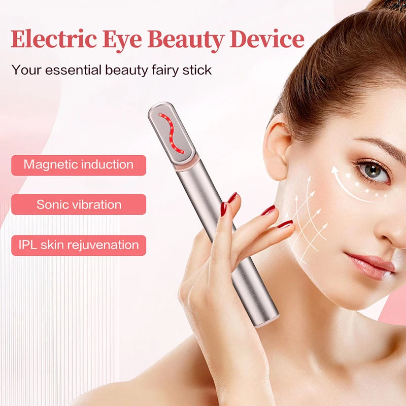 EMS Microcurrent Face Lifting Device with Red Light Therapy
