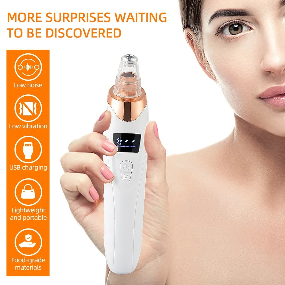Vacuum Blackhead Remover Facial Suction Cleaner