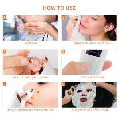 Vacuum Blackhead Remover Facial Suction Cleaner